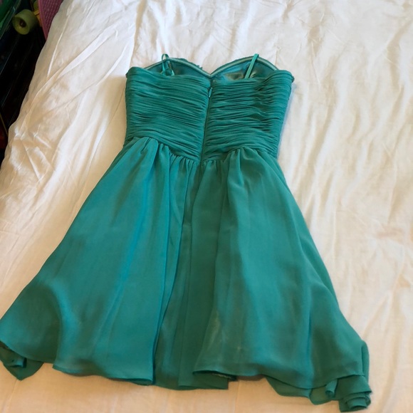 Teal Homecoming Dress - Picture 2 of 3
